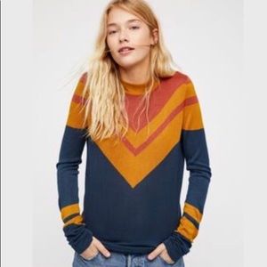 Free people sun rise sweater 70’s style